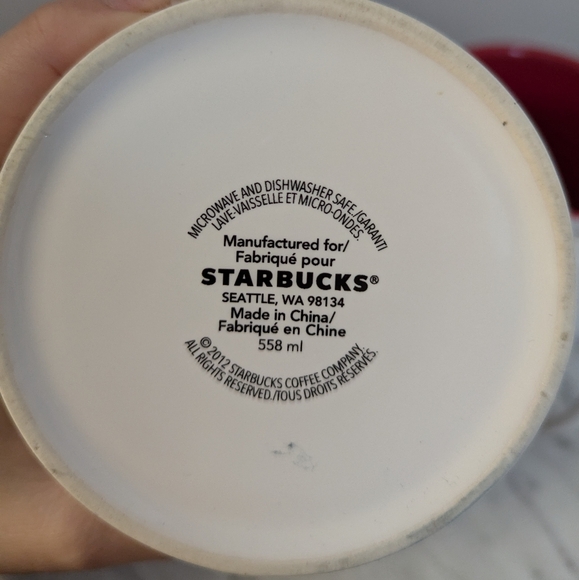2012 Starbuck Christmas Ornament 18 Oz Mugs - Picture 7 of 7